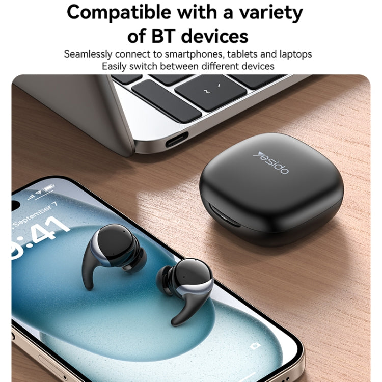 Yesido TWS30 ANC Active Noise Reduction TWS Bluetooth Earphone(Black) by Yesido