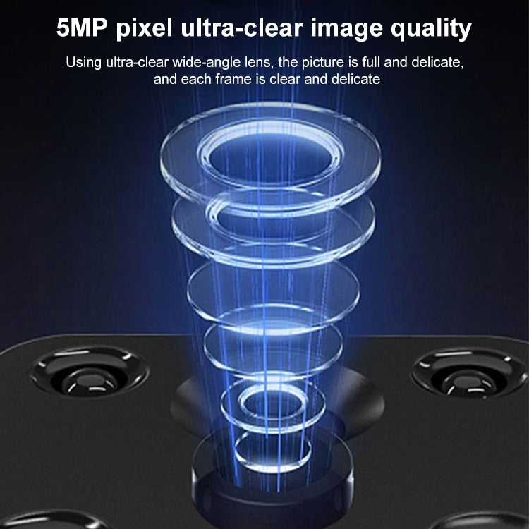 30W HD Night Vision Remote Indoor and Outdoor Wireless Surveillance Camera, Memory Card:without by bashfashion