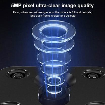 30W HD Night Vision Remote Indoor and Outdoor Wireless Surveillance Camera, Memory Card:128GB by bashfashion