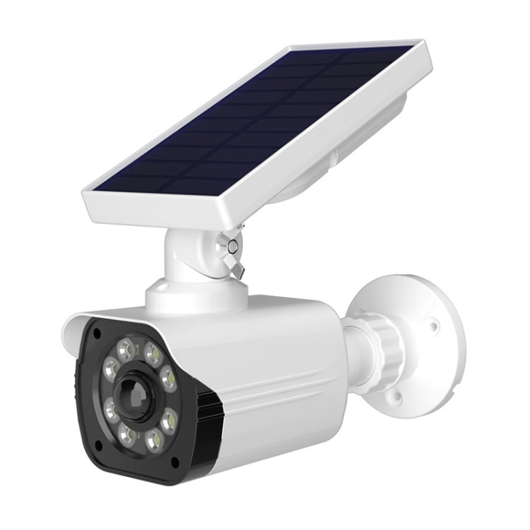Human Body Sensing Simulation Surveillance Camera Solar Wall Light(White) by bashfashion