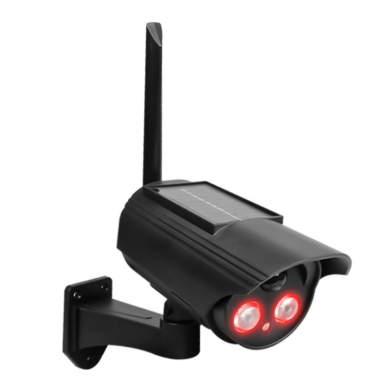 Automatic Rotation Human Body Sensing Simulation Surveillance Camera Solar Wall Light(Black) by bashfashion