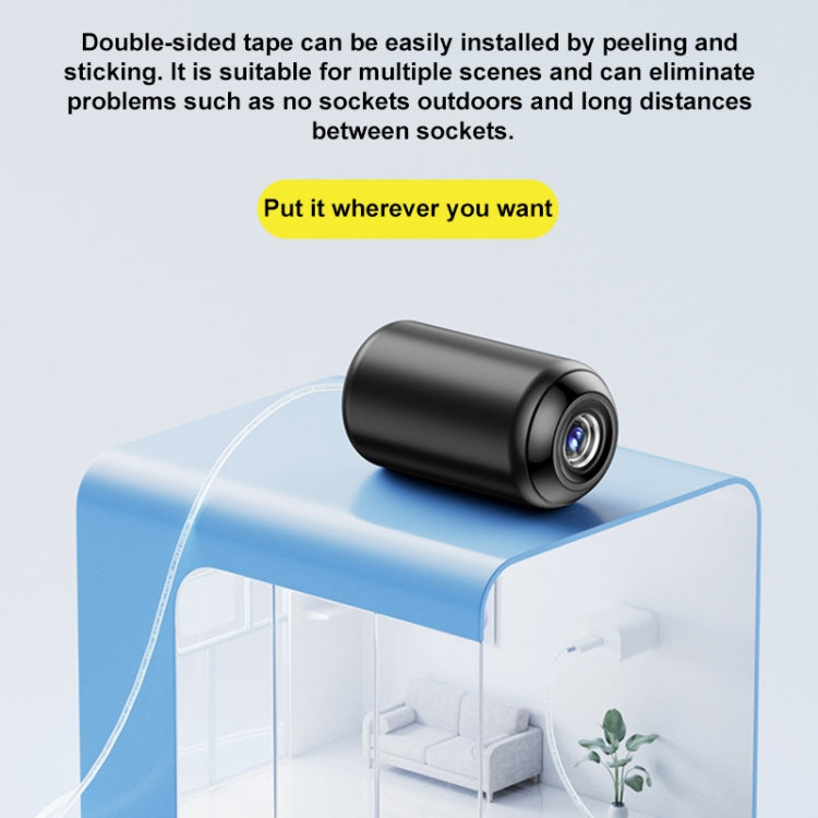 Indoor HD Night Vision Wireless WiFi Surveillance Camera, Memory Card:without by bashfashion