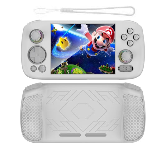 For ANBERNIC RG406H Silicone Game Console Protective Case(White) by bashfashion