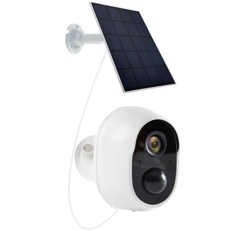 Graffit Version Home Ultra-HD Solar Panel Wireless WiFi Surveillance Camera, Memory Card:Without Memory(US Plug) by bashfashion
