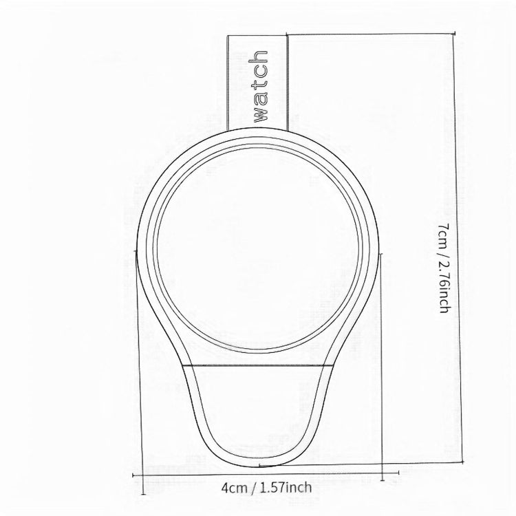 For Apple Watch Series A01 Portable Wireless Charger(Black) by bashfashion