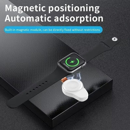 For Apple Watch Series A01 Portable Wireless Charger(White) by bashfashion