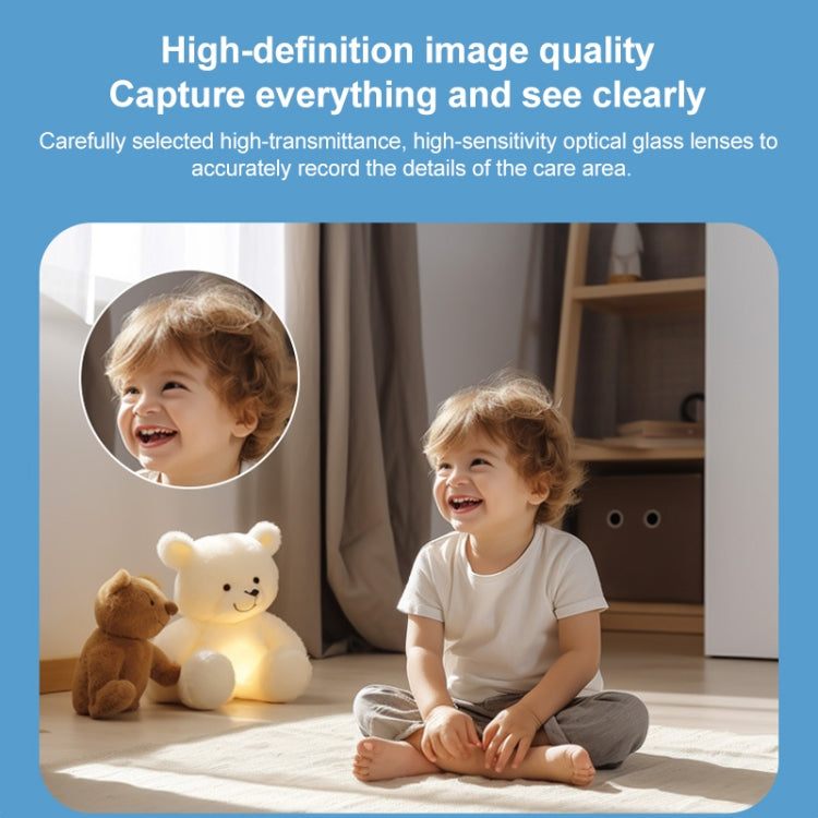 3MP Home Outdoor HD Wireless Surveillance Camera, WiFi Version+9000mAh Battery(EU Plug) by bashfashion