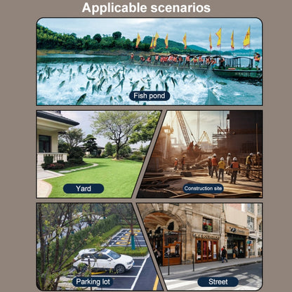 3MP Graffit Version Outdoor HD Solar Panel Wireless WiFi Surveillance Camera, Memory Card:32GB(EU Plug) by bashfashion