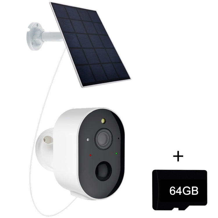 3MP Graffit Version Outdoor HD Solar Panel Wireless WiFi Surveillance Camera, Memory Card:64GB(US Plug) by bashfashion
