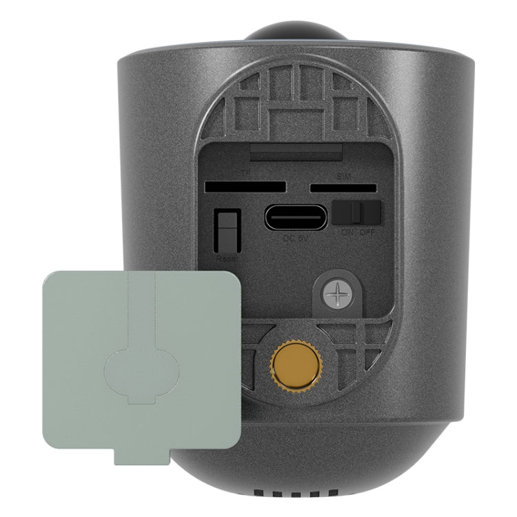 WiFi Tuya Smart Version HD Low Power Consumption Battery Camera, EU Plug, Memory Card:Without Memory(Grey) by bashfashion