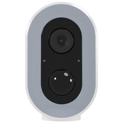 WiFi Tuya Smart Version HD Low Power Consumption Battery Camera, EU Plug, Memory Card:32GB(White) by bashfashion