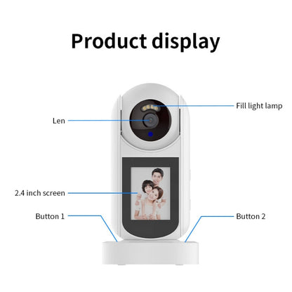 2MP HD Video Call Dual Light Full Color Night Vision WiFi Surveillance Camera(EU Plug) by bashfashion
