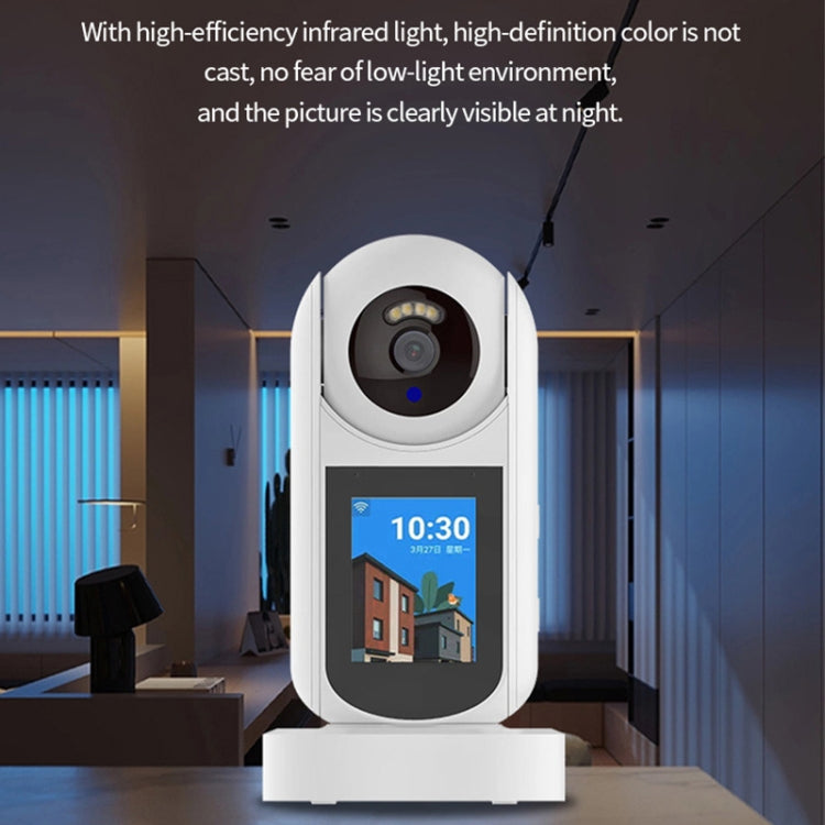 2MP HD Video Call Dual Light Full Color Night Vision WiFi Surveillance Camera(EU Plug) by bashfashion