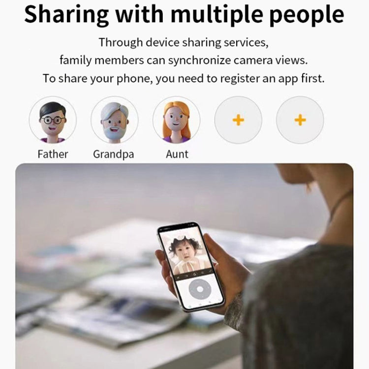 2MP HD Video Call Dual Light Full Color Night Vision WiFi Surveillance Camera(US Plug) by bashfashion