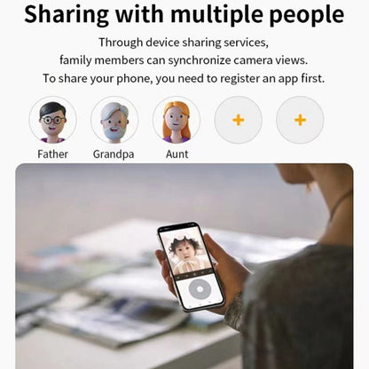2MP HD Video Call Dual Light Full Color Night Vision WiFi Surveillance Camera(US Plug) by bashfashion