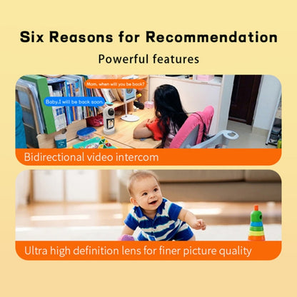 2MP HD Video Call Dual Light Full Color Night Vision WiFi Surveillance Camera(US Plug) by bashfashion