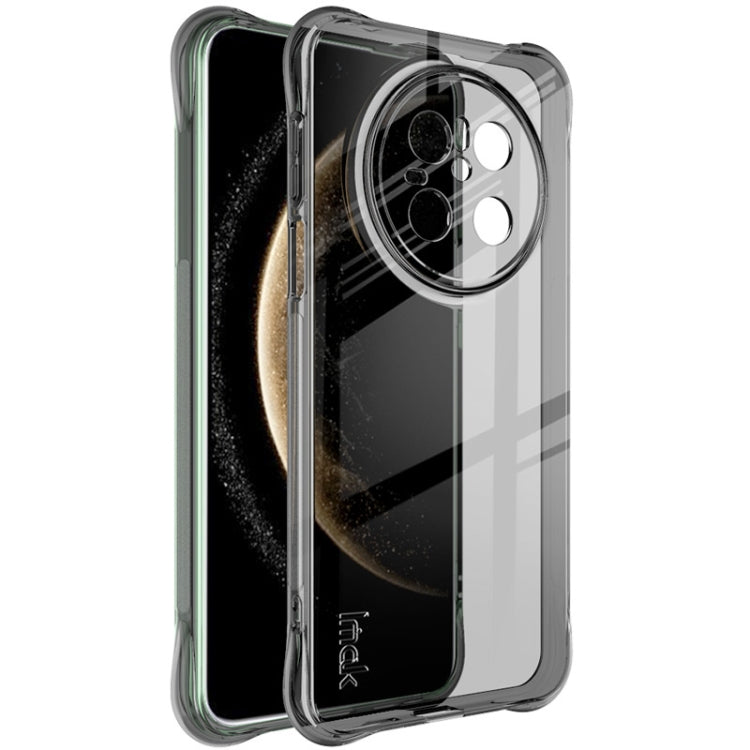 For Huawei Mate 70 imak Shockproof Airbag TPU Phone Case(Transparent Black) by imak