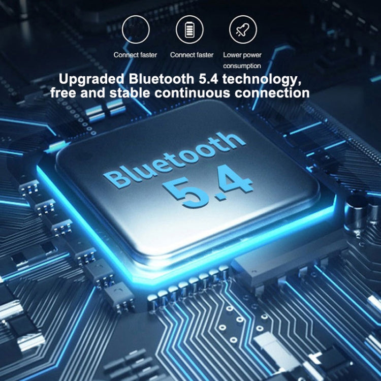 Bluetooth 5.4 Head-mounted RGB Wireless Bluetooth Gaming Headset(Grey) by bashfashion