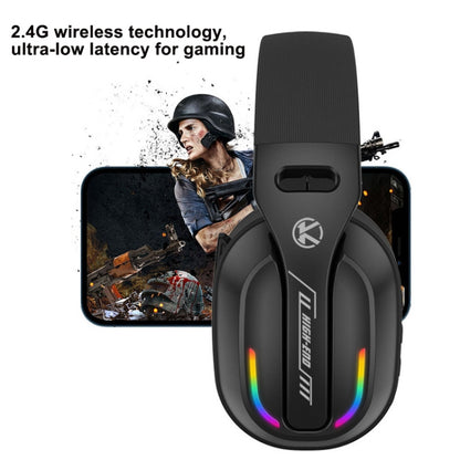 Bluetooth 5.4 Head-mounted RGB Wireless Bluetooth Gaming Headset(Black) by bashfashion