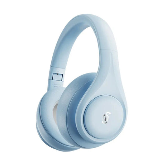 P9 ANC Noise Reduction Sports Stereo On-Ear Bluetooth Earphone(Blue) by bashfashion