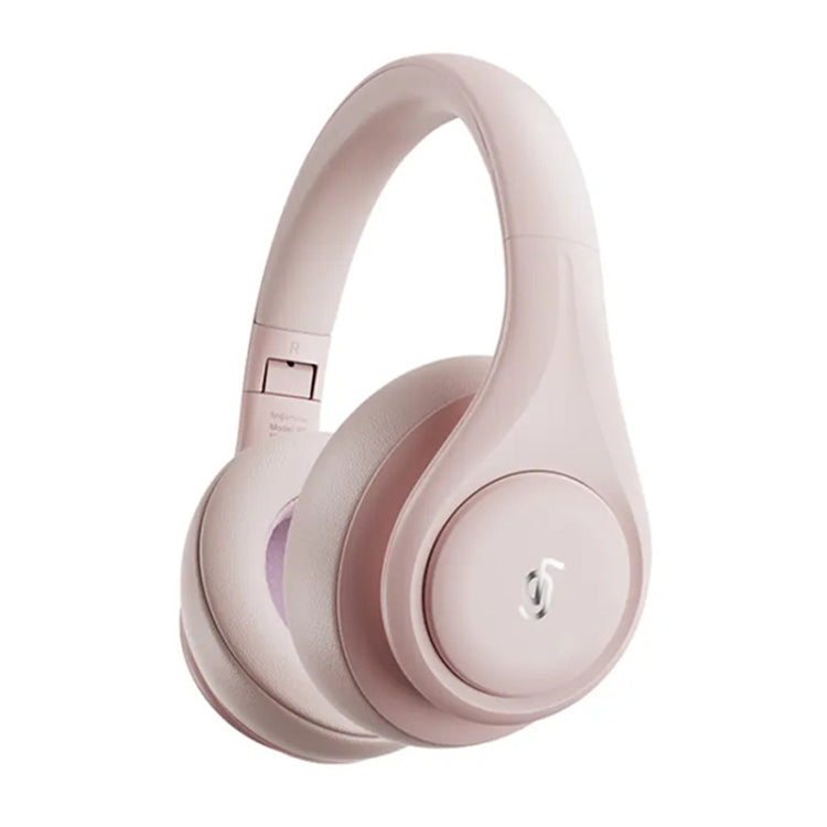 P9 ANC Noise Reduction Sports Stereo On-Ear Bluetooth Earphone(Pink) by bashfashion