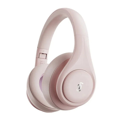 P9 ANC Noise Reduction Sports Stereo On-Ear Bluetooth Earphone(Pink) by bashfashion