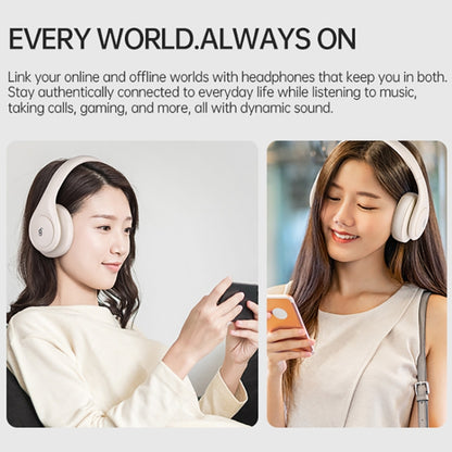 P9 ANC Noise Reduction Sports Stereo On-Ear Bluetooth Earphone(Pink) by bashfashion