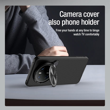 For Huawei Mate 70 NILLKIN CamShield Prop MagSafe Magnetic PC Phone Case(Black) by NILLKIN