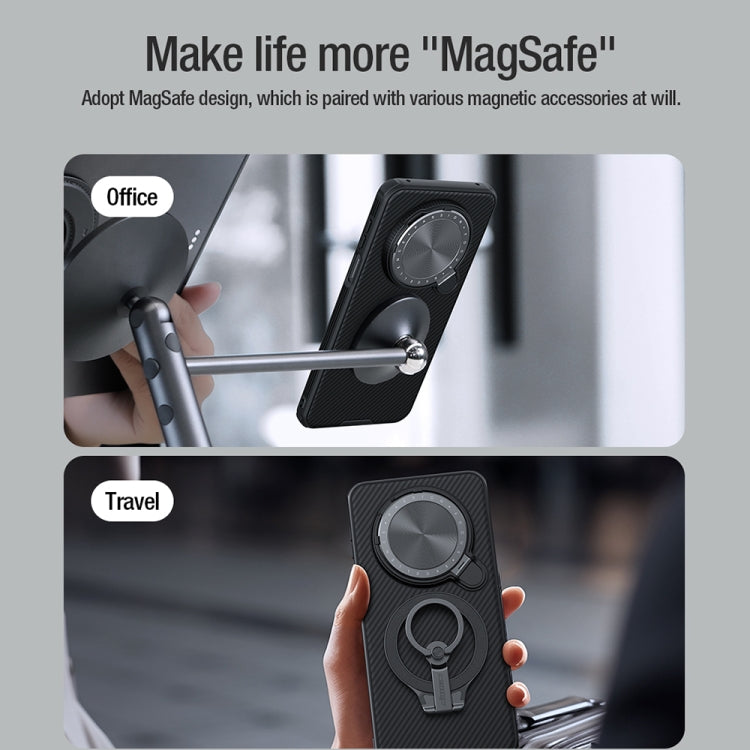 For Huawei Mate 70 NILLKIN CamShield Prop MagSafe Magnetic PC Phone Case(Black) by NILLKIN