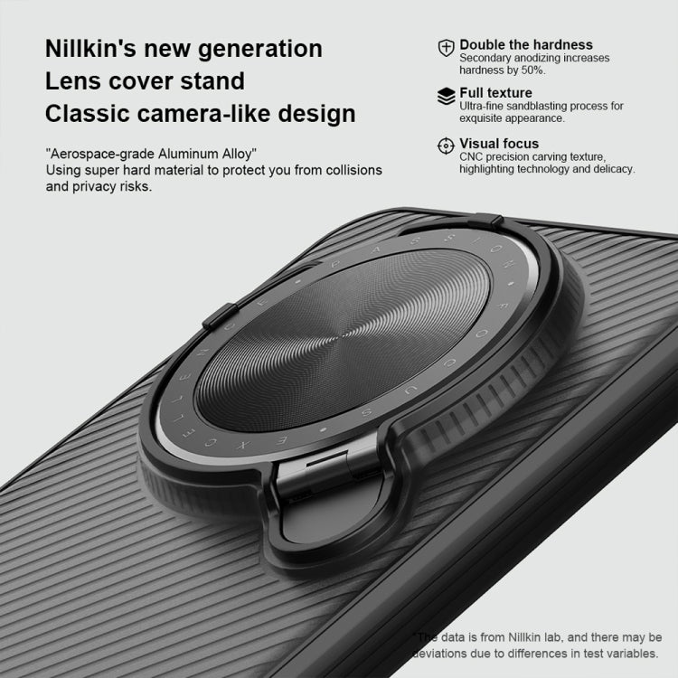 For Huawei Mate 70 NILLKIN CamShield Prop Translucent PC Phone Case(Black) by NILLKIN