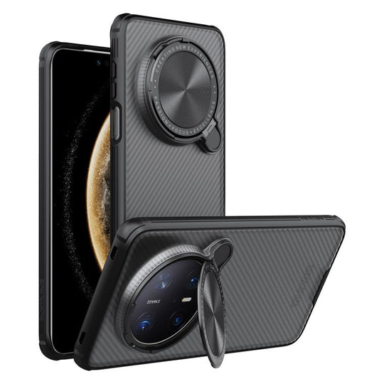 For Huawei Mate 70 Pro / 70 Pro+ NILLKIN CamShield Prop Translucent PC Phone Case(Black) by NILLKIN