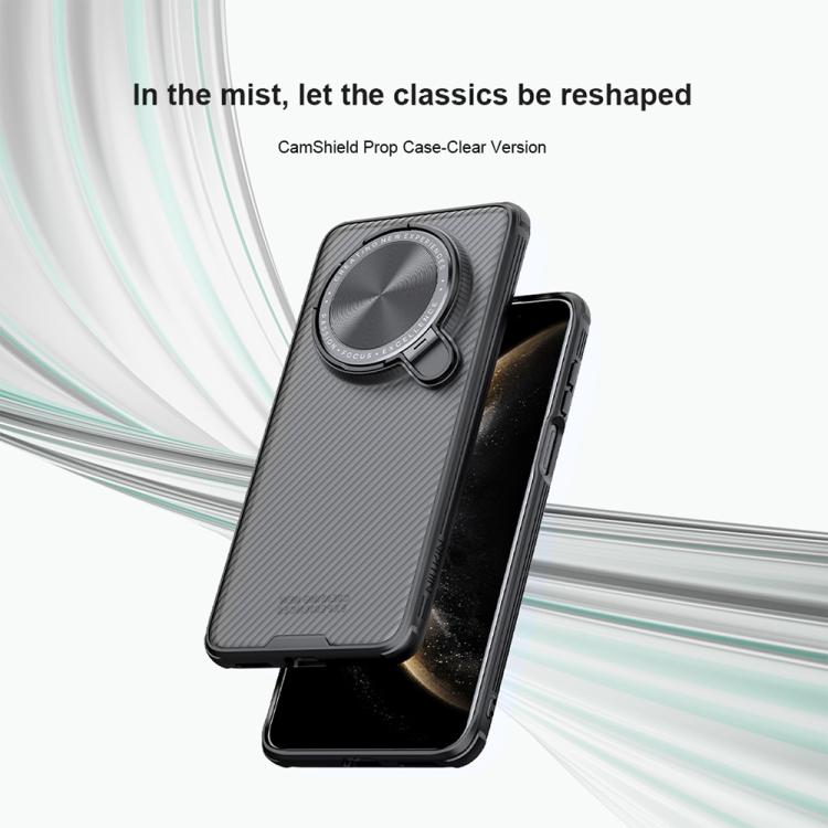 For Huawei Mate 70 Pro / 70 Pro+ NILLKIN CamShield Prop Translucent PC Phone Case(Black) by NILLKIN