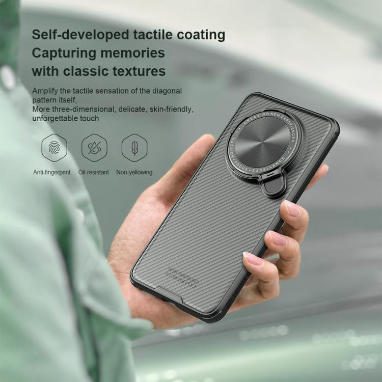 For Huawei Mate 70 Pro / 70 Pro+ NILLKIN CamShield Prop Translucent PC Phone Case(Black) by NILLKIN