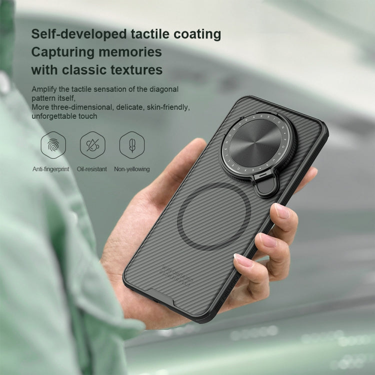 For Huawei Mate 70 NILLKIN CamShield Prop MagSafe Magnetic Translucent PC Phone Case(Black) by NILLKIN