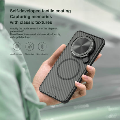 For Huawei Mate 70 NILLKIN CamShield Prop MagSafe Magnetic Translucent PC Phone Case(Black) by NILLKIN