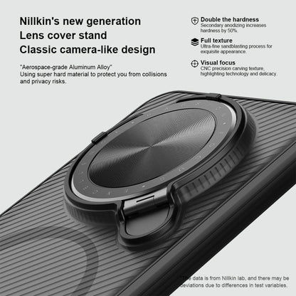 For Huawei Mate 70 NILLKIN CamShield Prop MagSafe Magnetic Translucent PC Phone Case(Black) by NILLKIN