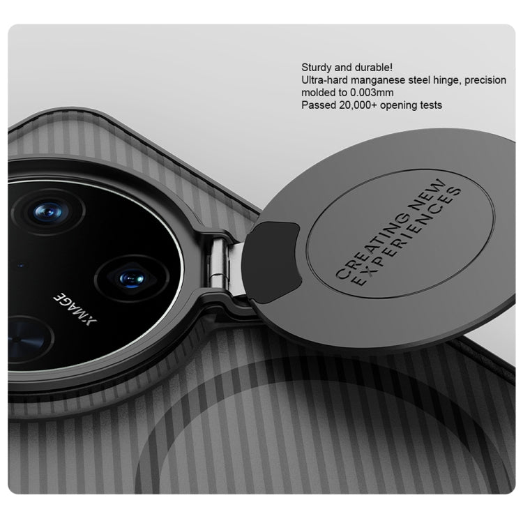 For Huawei Mate 70 NILLKIN CamShield Prop MagSafe Magnetic Translucent PC Phone Case(Black) by NILLKIN