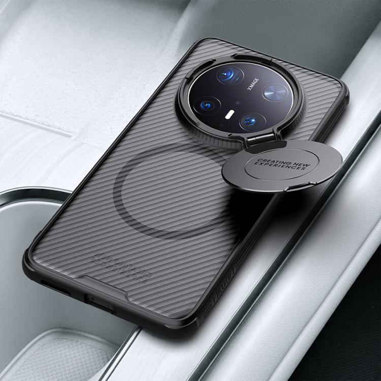 For Huawei Mate 70 Pro / 70 Pro+ NILLKIN CamShield Prop MagSafe Magnetic Translucent PC Phone Case(Black) by NILLKIN