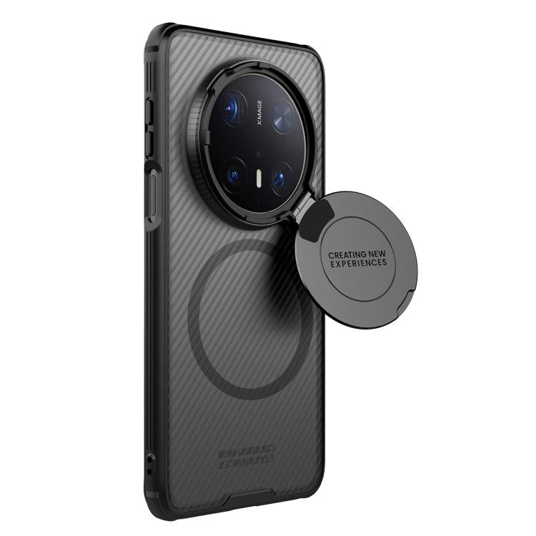 For Huawei Mate 70 Pro / 70 Pro+ NILLKIN CamShield Prop MagSafe Magnetic Translucent PC Phone Case(Black) by NILLKIN