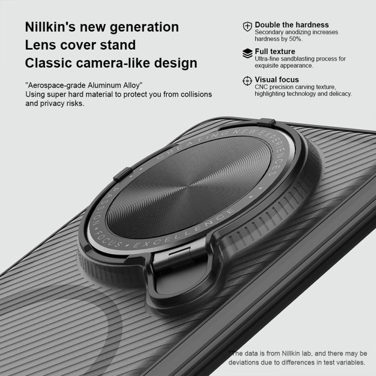 For Huawei Mate 70 Pro / 70 Pro+ NILLKIN CamShield Prop MagSafe Magnetic Translucent PC Phone Case(Black) by NILLKIN