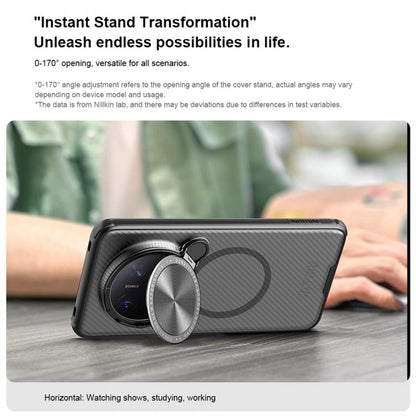 For Huawei Mate 70 Pro / 70 Pro+ NILLKIN CamShield Prop MagSafe Magnetic Translucent PC Phone Case(Black) by NILLKIN