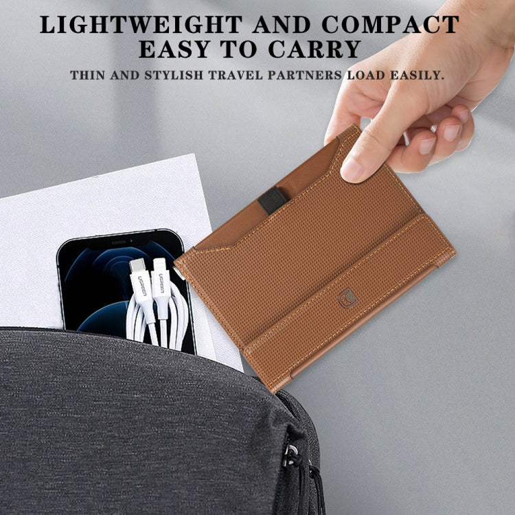 Multifunctional Travel Document Bag RFID Anti-Theft Passport Book(Black) by bashfashion