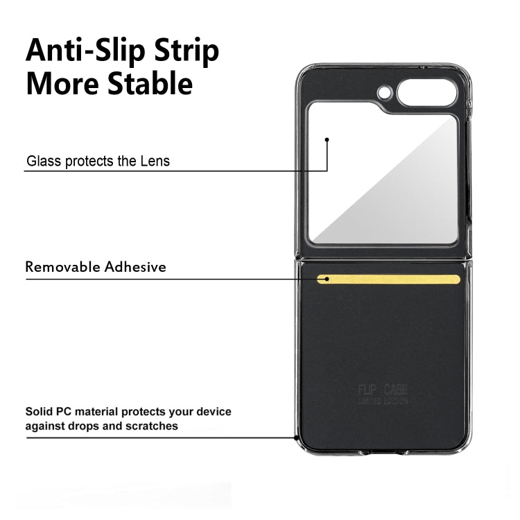 For Samsung Galaxy Z Flip6 / Flip7 FE VIETAO Crazy Horse Texture PU Phone Case(Black) by VIETAO