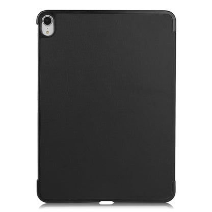 For iPad Air 11 2024 / 2022 / 2020 10.9 Custer Texture Horizontal Flip Leather Case with Three-folding Holder & Sleep / Wake-up Function(Black) by bashfashion