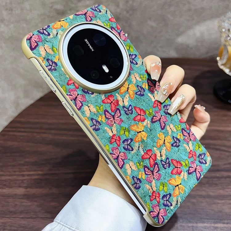 For Huawei Mate 70 Pro / 70 Pro+ Denior A18 Paint MagSafe Phone Case(Blue Butterflies) by Denior