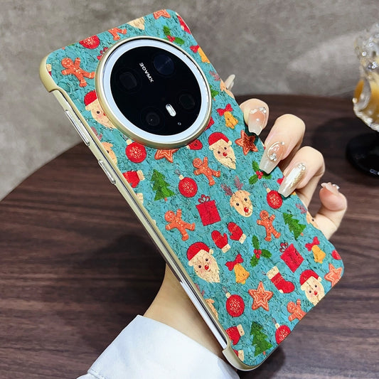 For Huawei Mate 70 Pro / 70 Pro+ Denior A18 Paint MagSafe Phone Case(Blue Christmas) by Denior