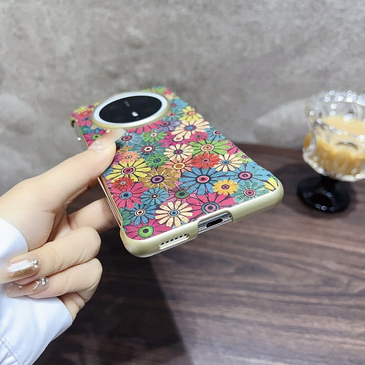 For Huawei Mate 60 Pro Denior A18 Paint MagSafe Phone Case(Blue Butterflies) by Denior