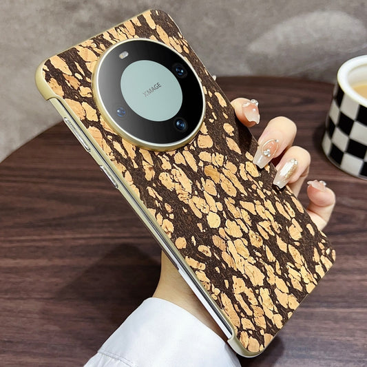 For Huawei Mate 60 Denior A18 Paint MagSafe Phone Case(Black Grain) by Denior