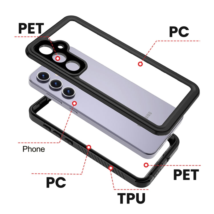For Samsung Galaxy S24 FE 5G RedPepper Shockproof IP68 Waterproof PC Hybrid TPU Phone Case(Black) by RedPepper