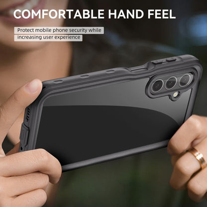 For Samsung Galaxy A16 5G / 4G RedPepper IP68 Waterproof PC Hybrid TPU Phone Case(Black) by RedPepper